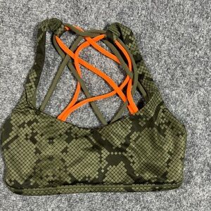 Lululemon Bra  , Green Camo Size 2